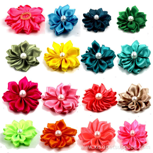 Flower Pearl Diamond Floret DIY Pet Headwear Accessories